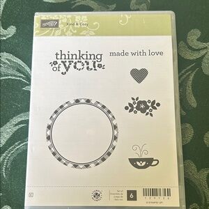 Stampin' Up! Kind & Cozy Stamp Set NEW tea cup thinking of you love